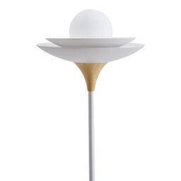 Darphe 40W Modern Minimalist White Metal Floor Lamp, 162Cmh - thumbnail 5
