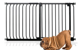 Bettacare Elite Pressure Dog Gate, 125Cm - 134Cm, Matt Black, Pressure Fit Pet Gate For Dog And Puppy - thumbnail 1