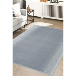Melrose Ombre Plain Sunset Grey Large Indoor Area Rug 160/230Cm - thumbnail 1