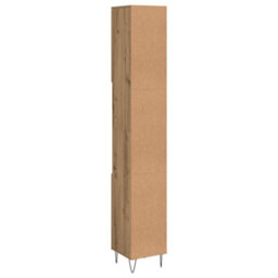 Walplus Bathroom Cabinet Artisan Oak 30X30X190 Cm Engineered Wood - thumbnail 6
