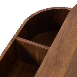 Walnut Wooden Coffee Table With Storage Lift Up Top Coffee Table For Living Room - thumbnail 3