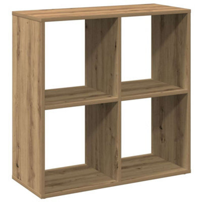 Berkfield Durable Room Divider Bookcase Artisan Oak 69.5X29X69.5 Cm Engineered Wood