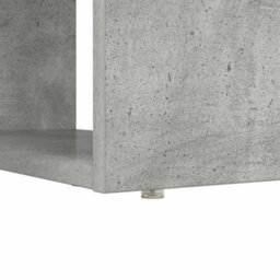 Berkfield Modern Desk With Storage Concrete Grey 113X54X120 Cm Engineered Wood - thumbnail 9