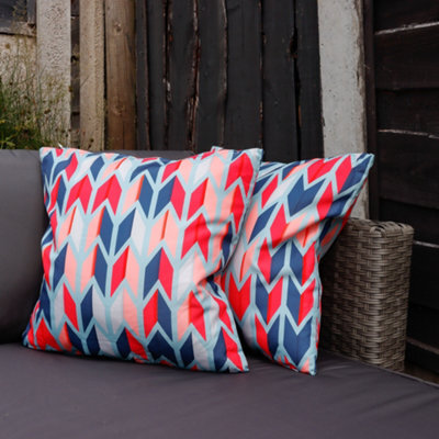 Gardenwize Pair Of Outdoor Garden Sofa Chair Furniture Scatter Cushions - Arrow - image 1