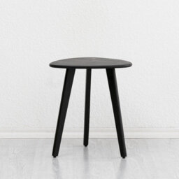 MH London Armstrong Solid Wood Side Table For Living Room Wooden End Table Bedside Table Black Side Table - thumbnail 3