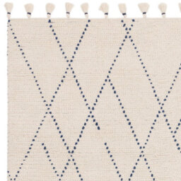 Cream Kilim , Modern , Wool Geometric Easy To Clean Rug For Living Room, Bedroom - 120Cm X 170Cm - thumbnail 4