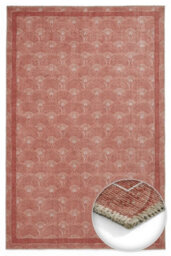 Think Rugs Cl - Deco Peacock Terracotta Rug-152Cm X 230Cm - thumbnail 1