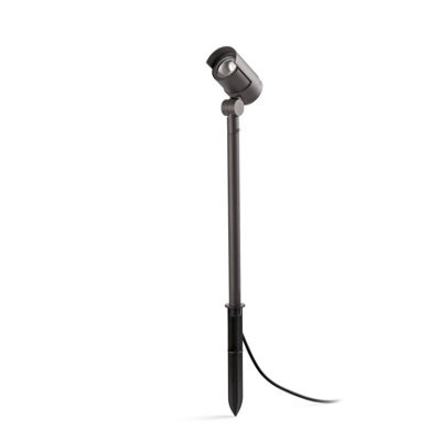 Luminosa Lighting Luminosa Foc Led Outdoor Tall Spike Light Dark Grey Ip65 - image 1