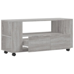 Berkfield Tv Cabinet Grey Sonoma 102X34.5X43 Cm Engineered Wood - thumbnail 5