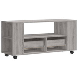 Berkfield Tv Cabinet Grey Sonoma 102X34.5X43 Cm Engineered Wood - thumbnail 8
