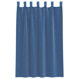 Berkfield Voile Curtains With Rod Pockets 2 Pcs Royal Blue - thumbnail 4