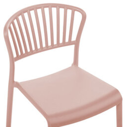 Beliani Set Of 4 Garden Chairs Gela Pastel Pink - thumbnail 8
