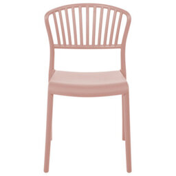 Beliani Set Of 4 Garden Chairs Gela Pastel Pink - thumbnail 6