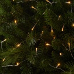 120 Warm White Led String Lights With Timer Function Clear Cable - thumbnail 5