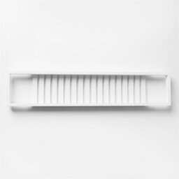 Bamboo Bath Tub Rack Storage Bathroom Caddy Shelf Tray Soap Holder Tidy Unit  White - thumbnail 1