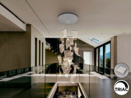 Luminosa Lighting Luminosa Velos Cluster Pendant Ceiling 24 Light Chrome Led 3000K - Uk Stock - thumbnail 2