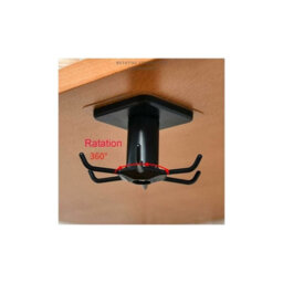 Rotating Kitchen Hook Without Drilling, Cabinet Spatula Holder, Hanging Wall Storage Rack - thumbnail 3