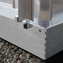 Palram - Canopia Mythos 6X6 Ft Silver Aluminium Apex Greenhouse With Polycarbonate (Pc) Glazing - thumbnail 3