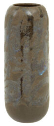Orsina Brown Vase, Boho Chic Decorative Vase, Modern And Contemporary Stoneware Tall Vase, Large Vase For Homes