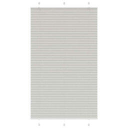 Berkfield Pleated Blind Light Grey 115X200 Cm Fabric Width 114.4 Cm Polyester