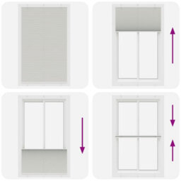 Berkfield Pleated Blind Light Grey 115X200 Cm Fabric Width 114.4 Cm Polyester - thumbnail 7