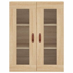 Berkfield Wall Mounted Cabinet Sonoma Oak 69.5X34X90 Cm - thumbnail 6