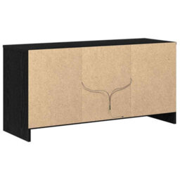 Berkfield Tv Cabinet With Led Lights In Black Oak, 100X34X50 Cm, Made From Engineered Wood - thumbnail 8