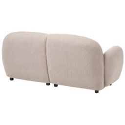 Beliani Sofa 3 Seater Jule Boucle Beige - thumbnail 6