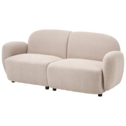 Beliani Sofa 3 Seater Jule Boucle Beige - thumbnail 5