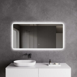 Fino Stone Catolico Rectangular Led Bathroom Mirror 60X80Cm - thumbnail 3