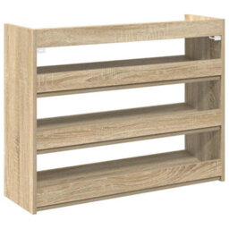 Berkfield Shoe Rack Sonoma Oak 80X25X61.5 Cm Engineered Wood - thumbnail 6