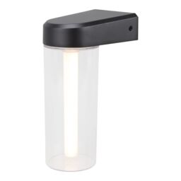 GoodHome Trinidad Fixed Matt Black Mains-Powered (Wired) Integrated Led Outdoor Wall Light 550Lm - thumbnail 2