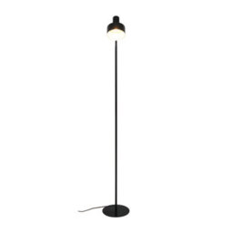 Nordlux Matis Metal Floor Lamp Perforated Shade Black,mains - thumbnail 2