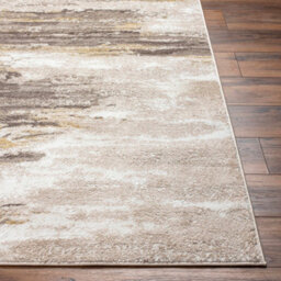 Livabliss San Francisco-Abstract Brown Taupe Yellow Modern Marble Living Dining Bedroom Rug 120 X 170 Cm Easy Care, Non Shedding - thumbnail 5