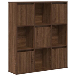 Berkfield Durable Bookcase Brown Oak 89X24X101.5 Cm Engineered Wood - thumbnail 1