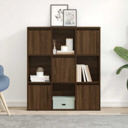 Berkfield Durable Bookcase Brown Oak 89X24X101.5 Cm Engineered Wood - thumbnail 3