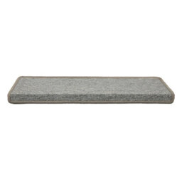 Floordirekt London Self Adhesive Edged Hard Wearing Carpet Stair Tread Mat For Indoor Stairs Rectangular Light Grey 23.5 X 65 Cm - thumbnail 4