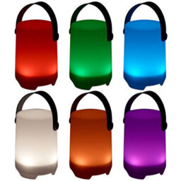 Urbn-Living Urbnliving 15Cm Height Led Colour Changing Table Lamp With Rechargeable Battery Usb Cable - thumbnail 5