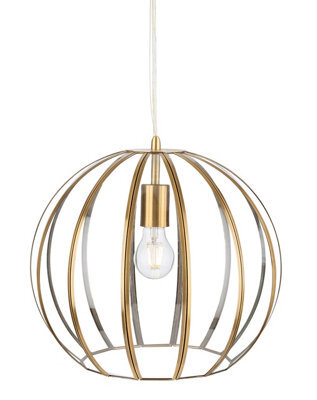 Luminosa Lighting Luminosa Lincoln Pendant Light Antique Brass With Clear Glass