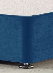 Somnior Beds Somnior Flexby Plush Navy Divan Base With Headboard - Double - thumbnail 3