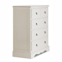 Statement Furniture Romance Antique White 2 Over 3 Chest Of Drawers - thumbnail 2