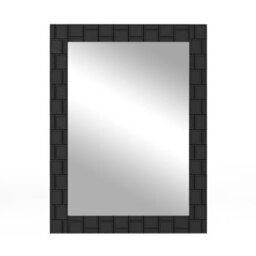 Costway Wooden Framed Wall Mirror Vertical & Horizontal Mounting Rectangular Mirror - thumbnail 2