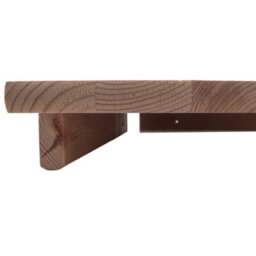 Woodeedoo Triangle Wooden Corner Shelves Pack Of 3 With Visible Supports Wall Mounted Storage Unit 40 X 40 X 1.4 Cm - thumbnail 8