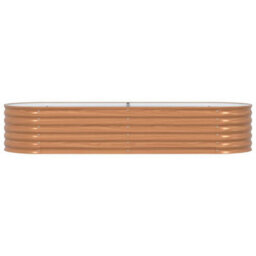 Berkfield Garden Raised Bed Brown 240 X 80 X 44 Cm Steel - thumbnail 5