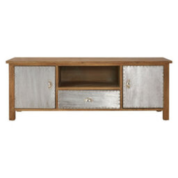 Premier Housewares Interiors By Premier Loft Media Unit, Industrial Television Unit With Storage, Contemporary Media Unit, Media Unit With Storage - thumbnail 1
