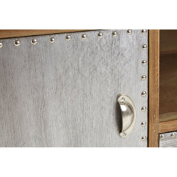 Premier Housewares Interiors By Premier Loft Media Unit, Industrial Television Unit With Storage, Contemporary Media Unit, Media Unit With Storage - thumbnail 3