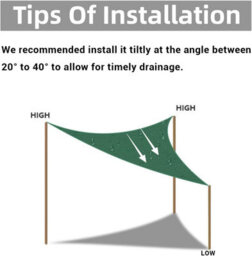 Green 4X4X5.7M Oxford Shade Sail - thumbnail 5