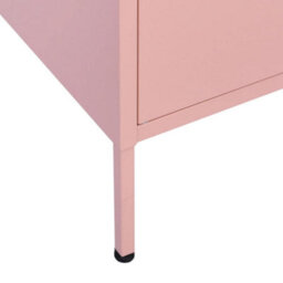 Walplus Storage Cabinet Pink 80X35X101.5 Cm Steel - thumbnail 8