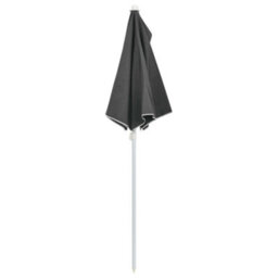 Vidaxl Garden Half Parasol With Pole 180X90 Cm Anthracite - thumbnail 8