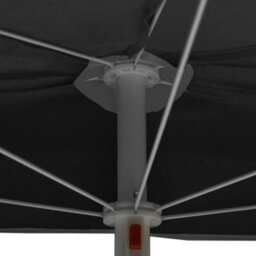 Vidaxl Garden Half Parasol With Pole 180X90 Cm Anthracite - thumbnail 9